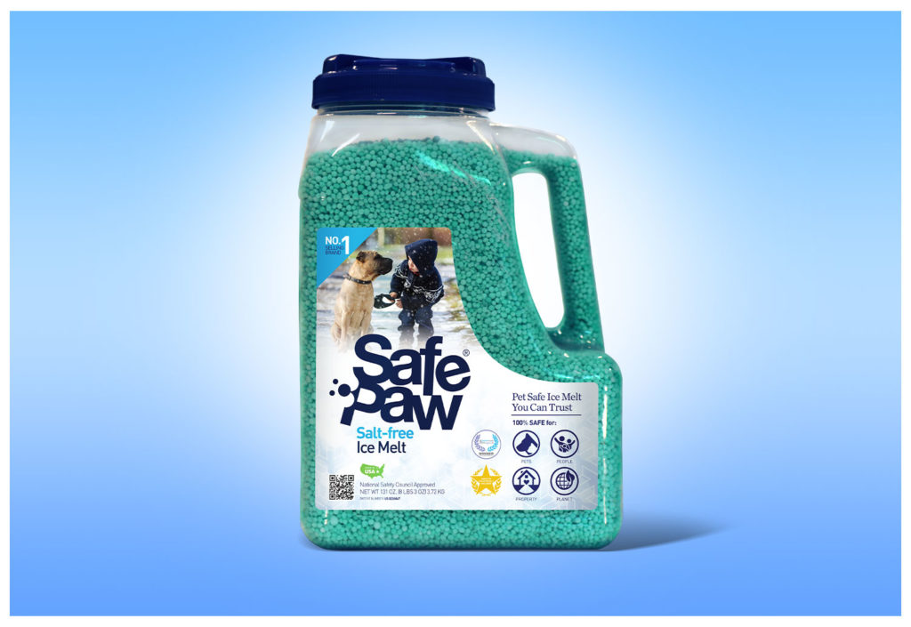 You may already be aware that most of the ice melt products in the market are not user-friendly. They’re not safe to use pets and kids due to their toxicity. From high chloride content to salt, there is something that will always affect your surroundings. However, with Safe Paw, you know you have a safe ice melt for concrete, pets, the environment, and kids, to use every season without any hassle. 