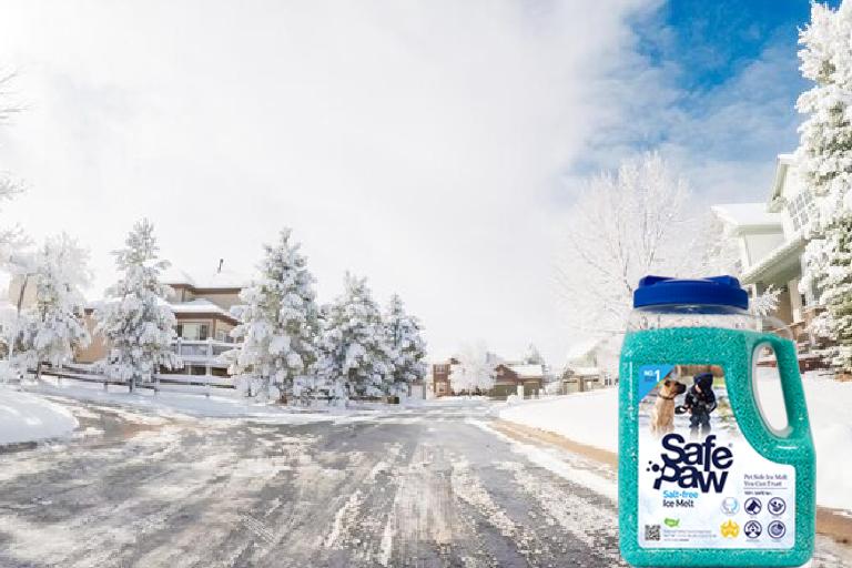 best ice melt for dirt driveway
