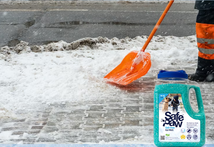 best ice melt for cement driveway