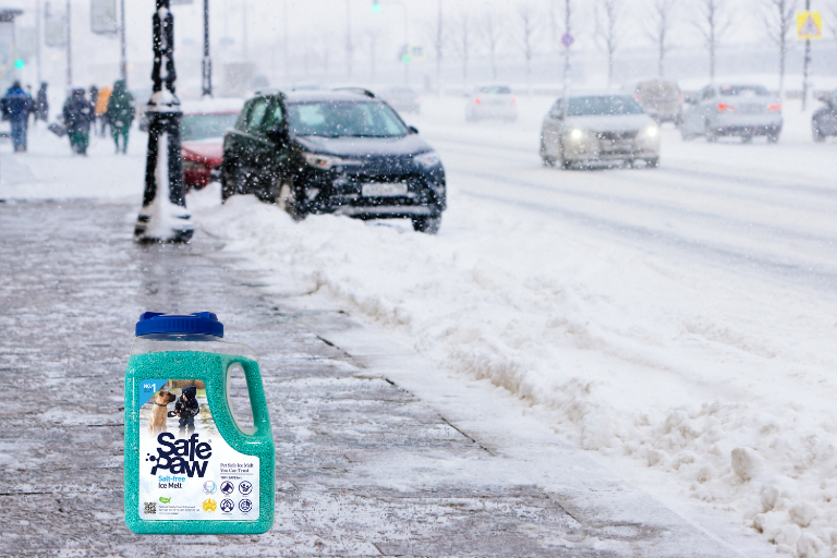 The Pros And Cons Of Liquid Salt On Roads Vs. Safe Paw