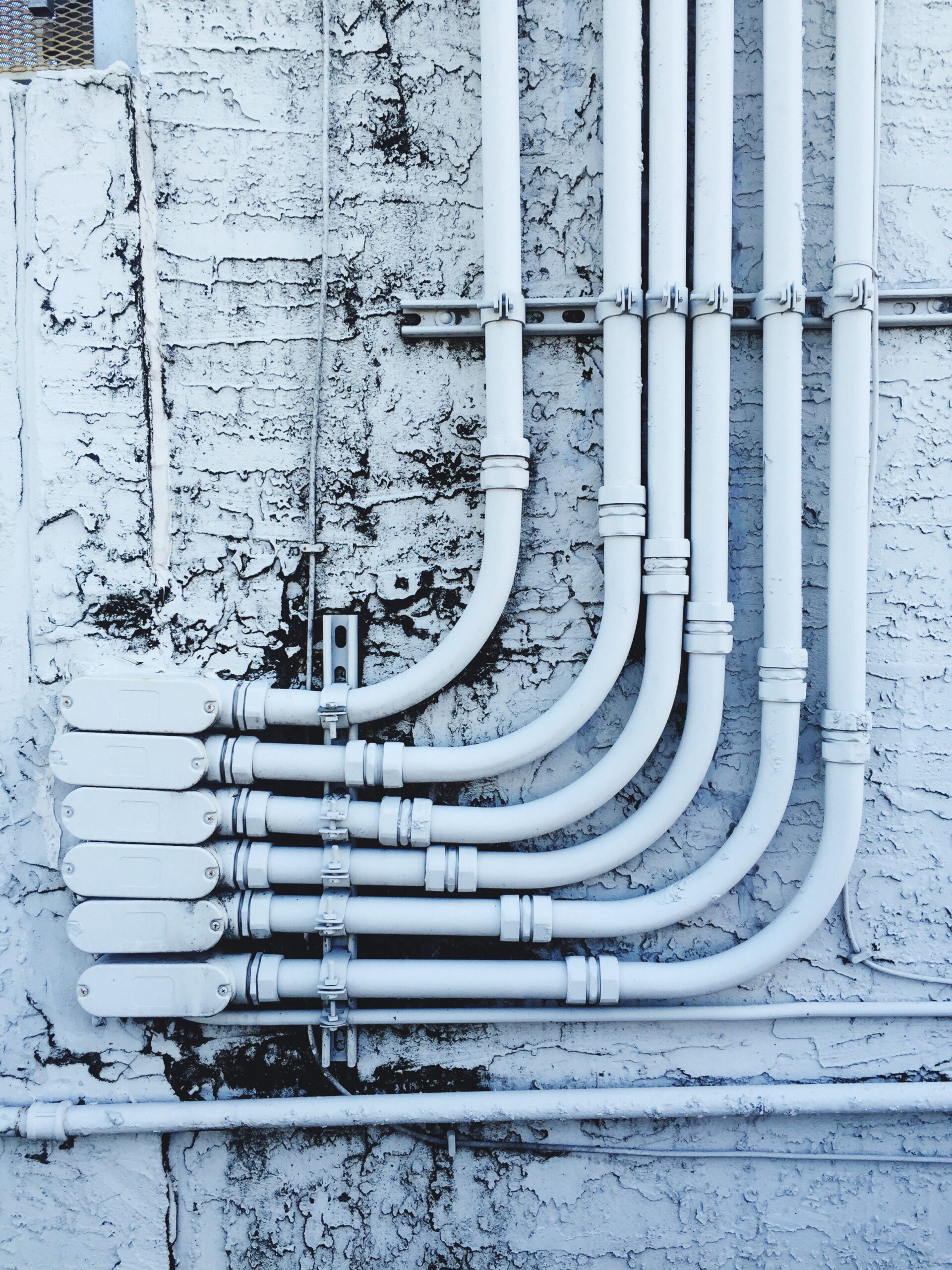 frozen hot water pipe