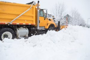 Truck Snow Plowing
