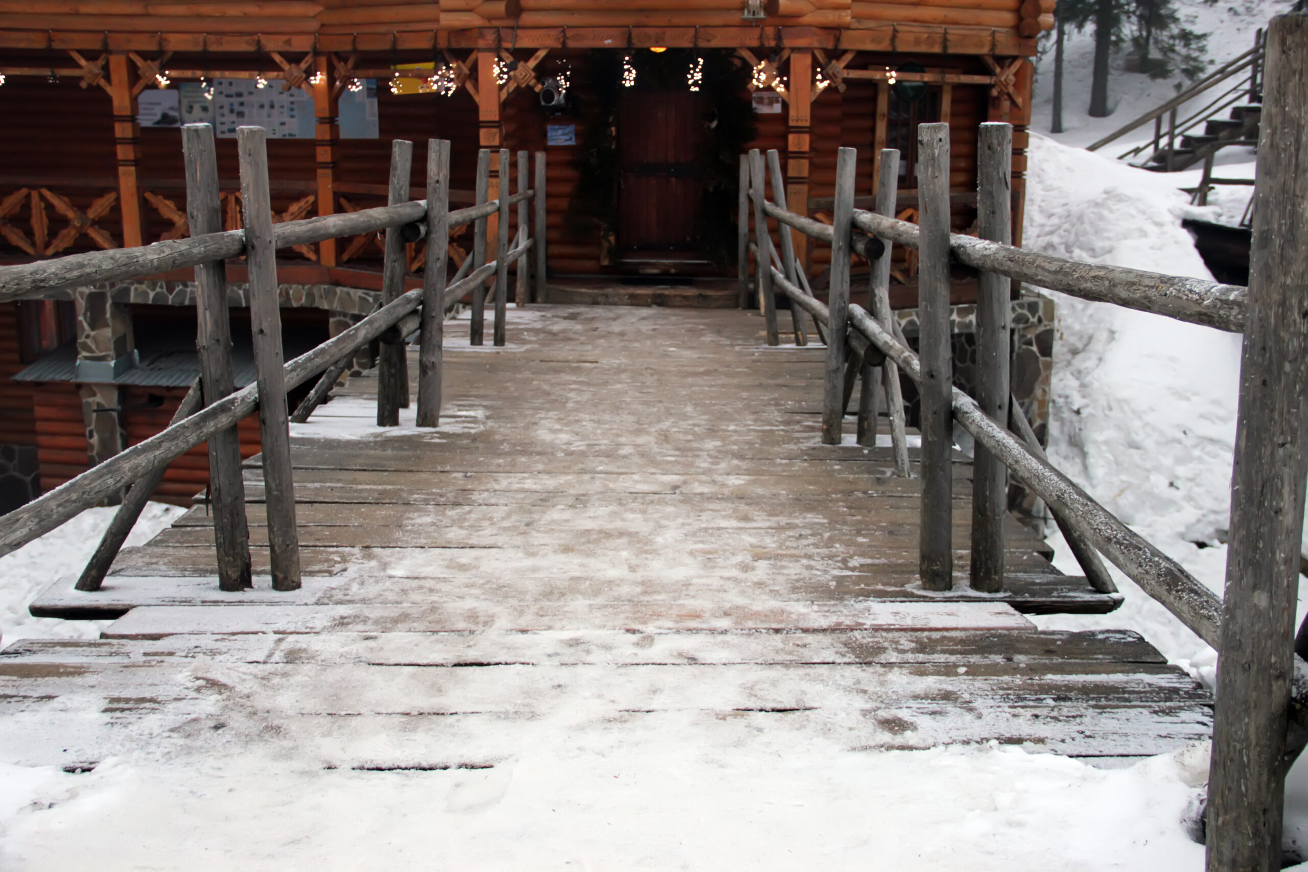 Preventing a Slippery Deck in Winter Safe Ice Melt Solutions for Wood Decks